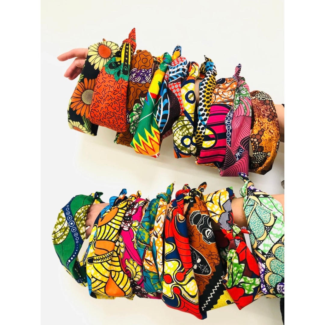 African print headband, bandana