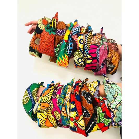 African print headband, bandana
