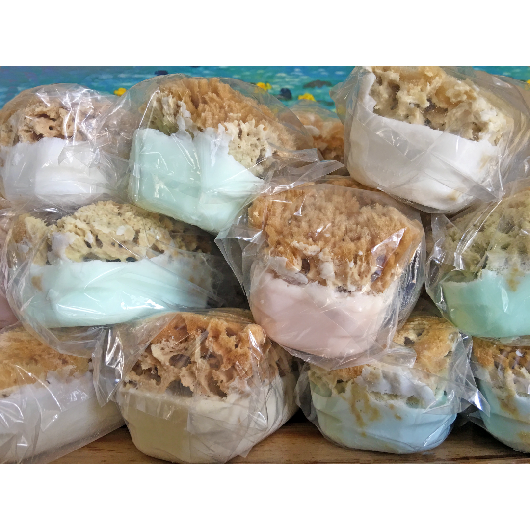 midnight rain sea sponge soap