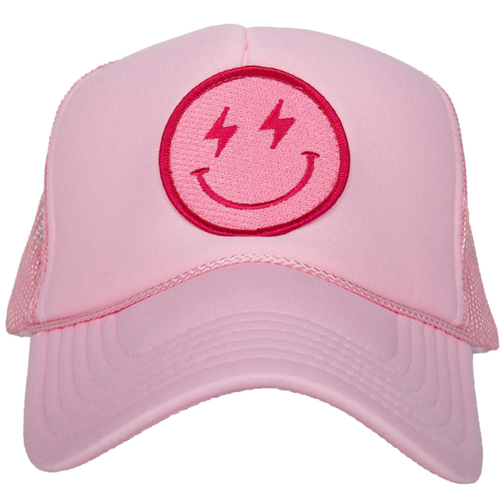 Lightning Happy Face foam hat