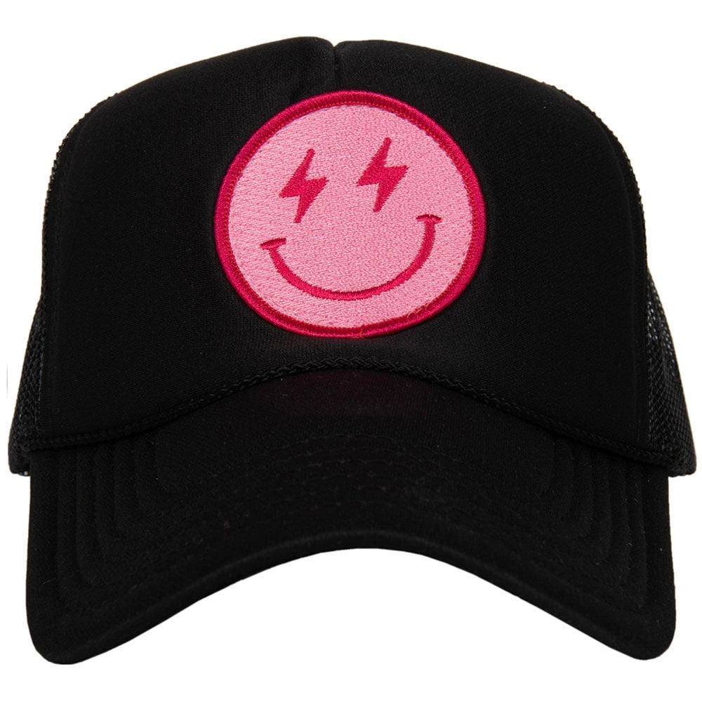 Lightning Happy Face foam hat