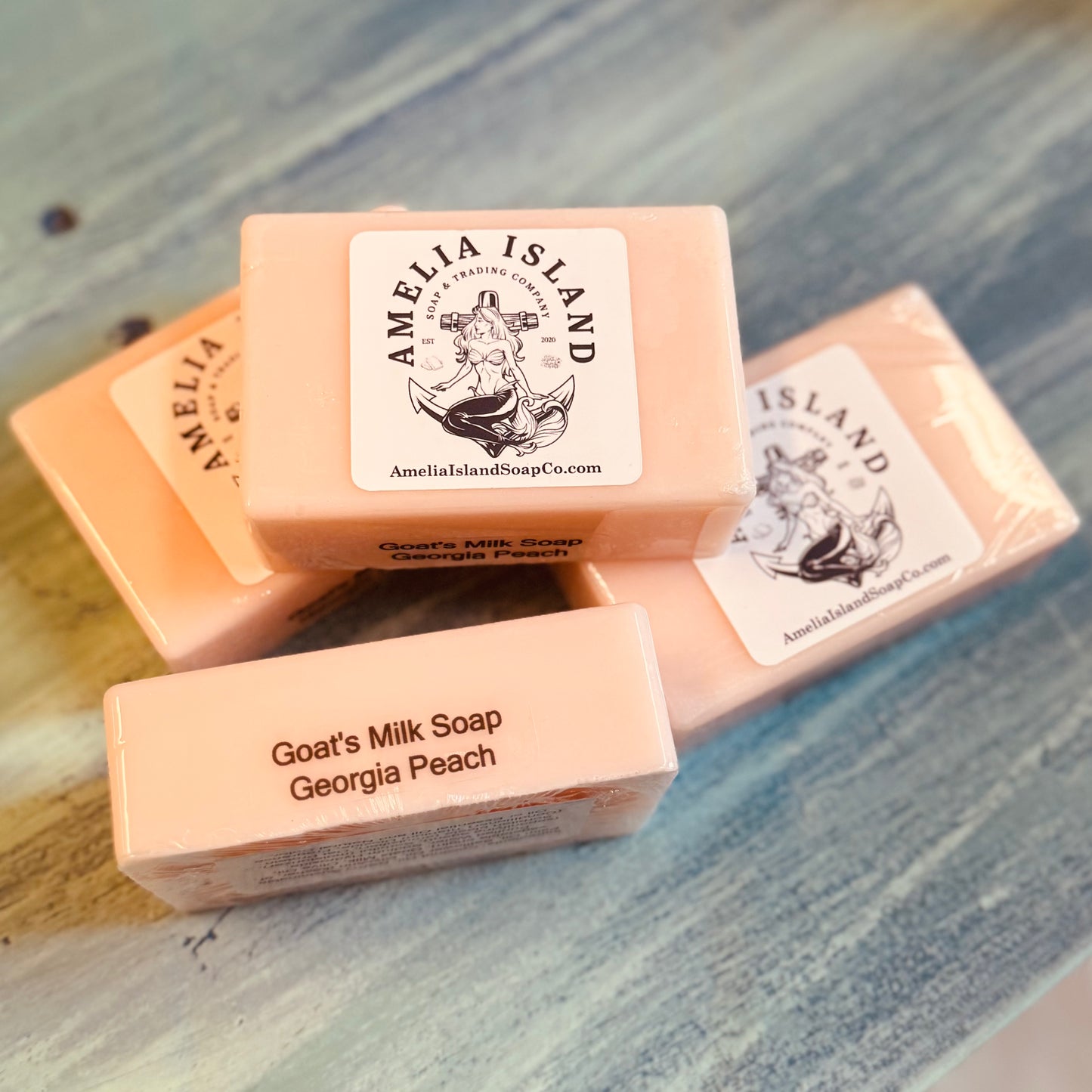 Georgia Peach Goat's Milk and Olive Oil Soap