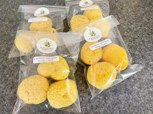 Caribbean Silk Sea Sponge 3-pack