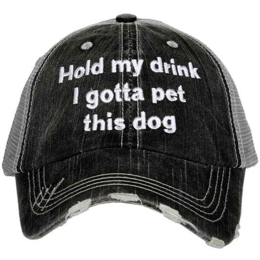 Hold my drink Distressed Hat