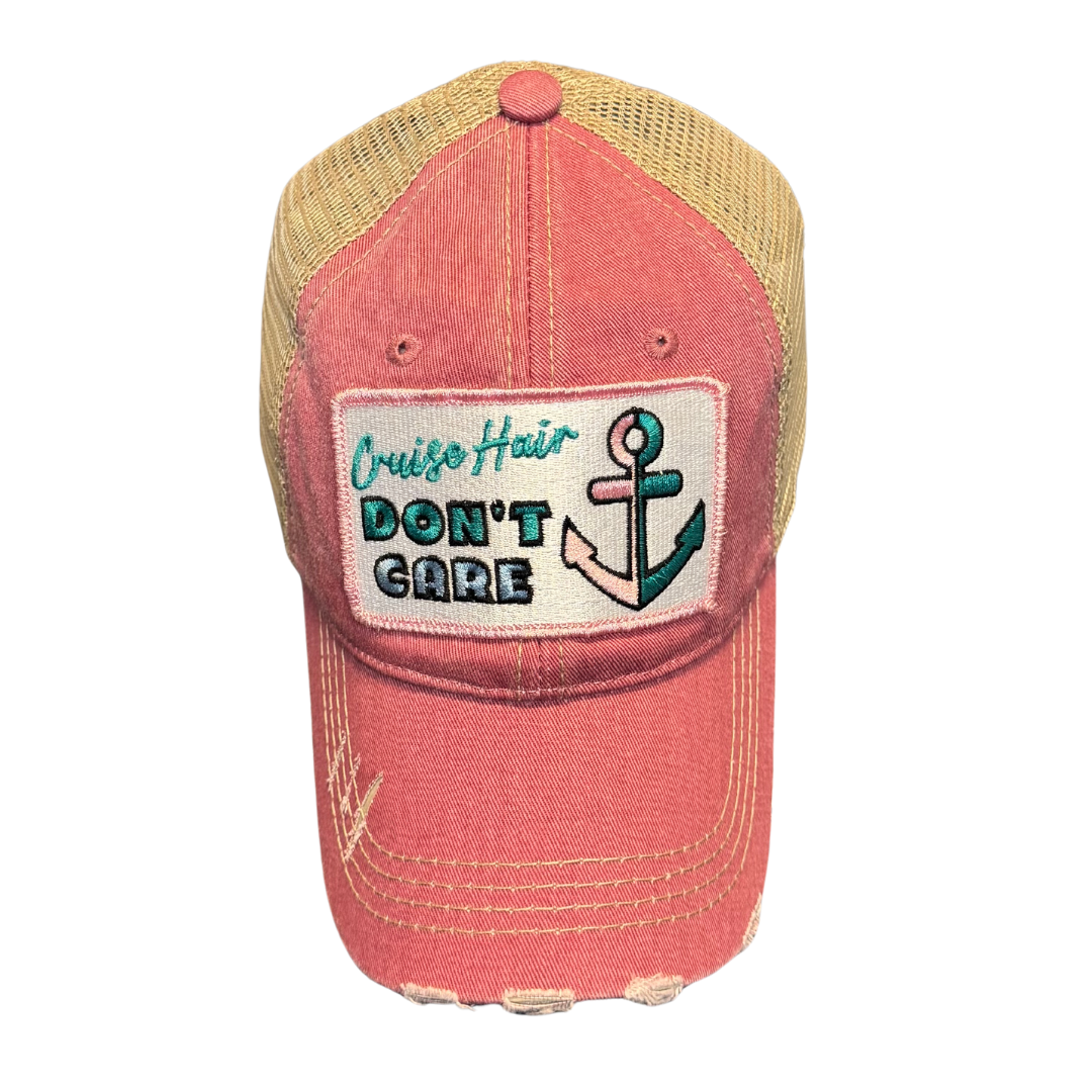 Cruise Hair Don't Care Distressed Hat