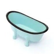 mini blue bathtub soap dish